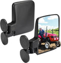 KEMIMOTO Tractor Magnetic Side Mirrors, 114 Lbs Magnet Rear View Mirror for Tractors, Forklifts, Lawn Movers, Golf Cart, Small Dozers, Lift Trucks, Compatible with John Deere, Kubota, Toyota, CASE