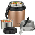 32oz Lunch Containers for Adults Kids Soup Thermo for Hot Food Jar Stainless Steel Insulated Vacuum Leak Proof Wide Mouth Thermal Bento Box with Spoon and Tritan Lid