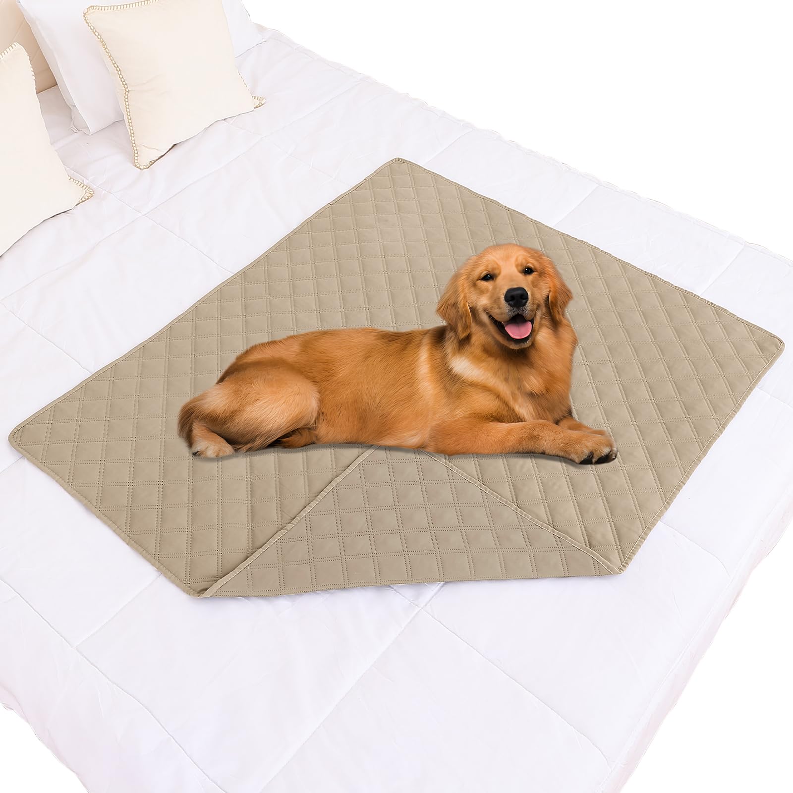 Smiry Waterproof Couch Covers for Dogs Washable, Reversible Pet Couch Covers for 3 Cushion Sofa Pet Friendly, Soft Sofa Furniture Protector for Dogs Cat Kids, Checkered (30"x70", Grey/Dark Grey)