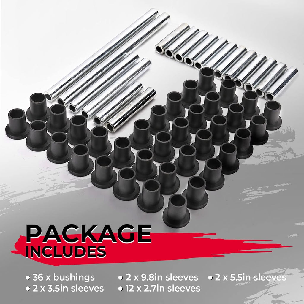 KEMIMOTO A-Arm Bushing Kit Heavy Duty Control Arm Bushing Kit Compatible with 2013-2019 Polaris Ranger XP 900/Crew/ 2017-2018 Polaris Ranger 1000 XP Crew/ 2015-2018 Polaris Ranger 1000 Diesel