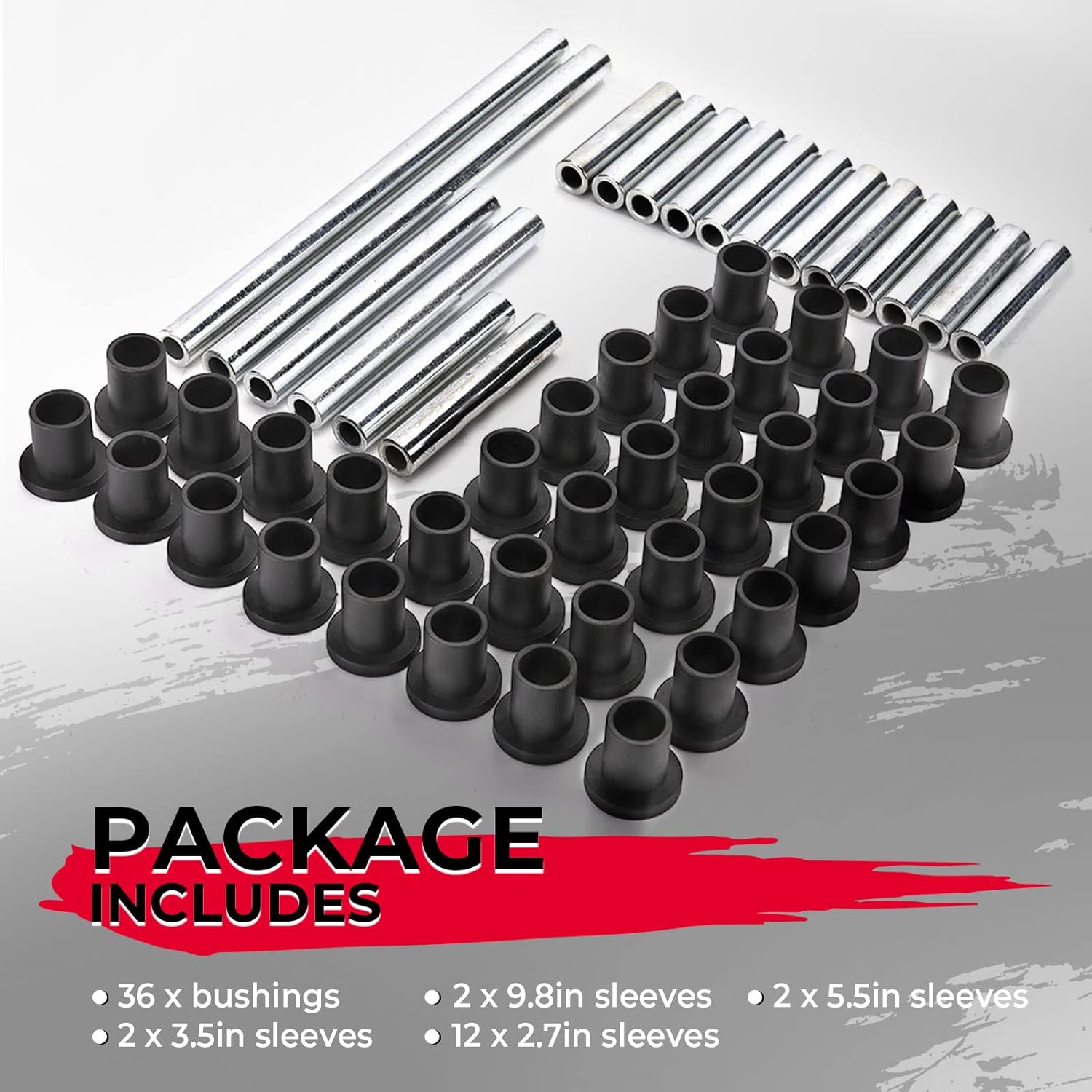KEMIMOTO A-Arm Bushing Kit Heavy Duty Control Arm Bushing Kit Compatible with 2013-2019 Polaris Ranger XP 900/Crew/ 2017-2018 Polaris Ranger 1000 XP Crew/ 2015-2018 Polaris Ranger 1000 Diesel