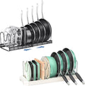 ORDORA Pots and Pans Organizer under Cabinet with Pot Lid Organizer, 10 Dividers