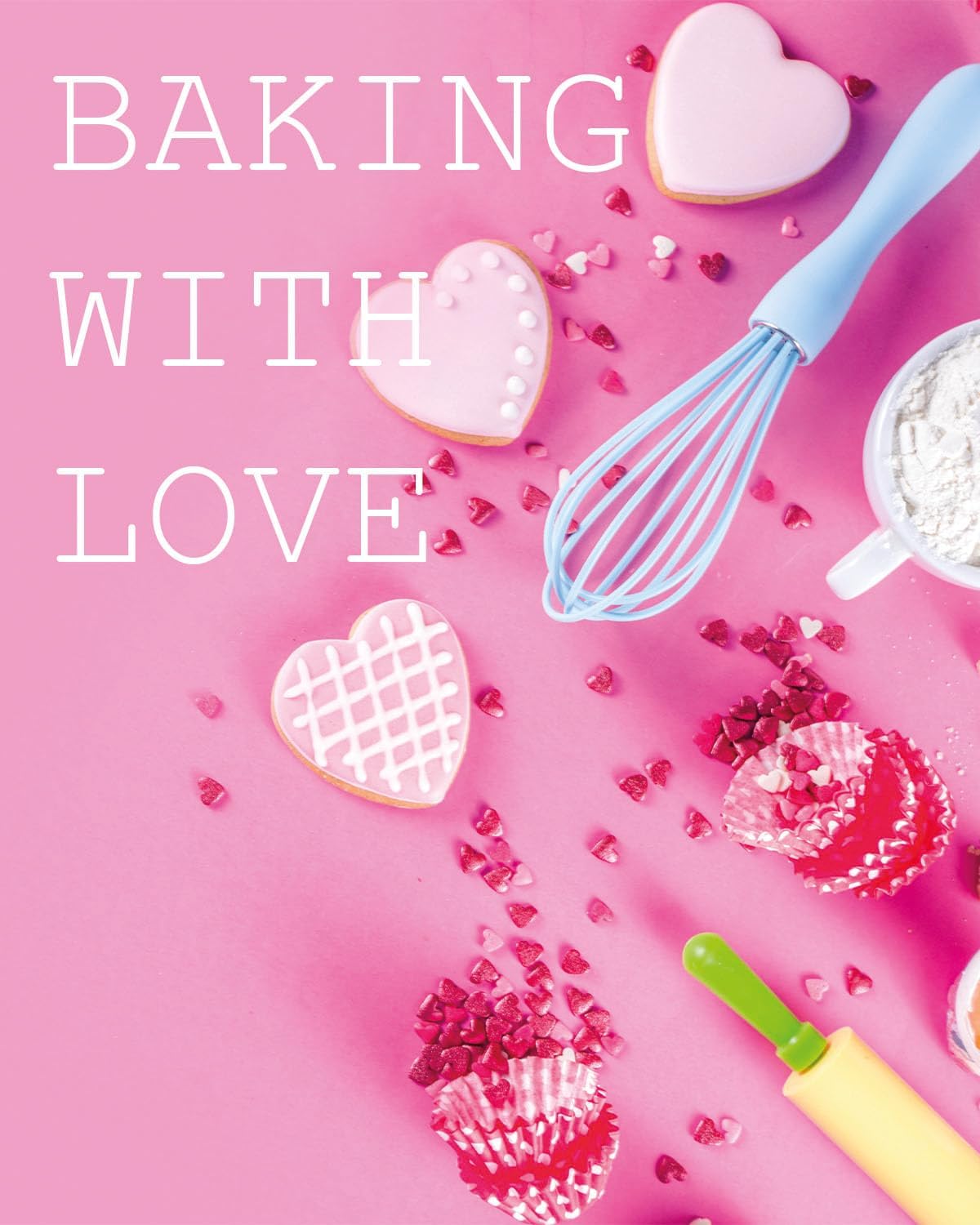 Valentine's Day Cupcake Liner for Baking, 200 Pcs Standard Pink Cupcake Liners, Greaseproof Parchment Paper Muffin Liners, Food Grade Muffin Cups Decorations for Valentine Party