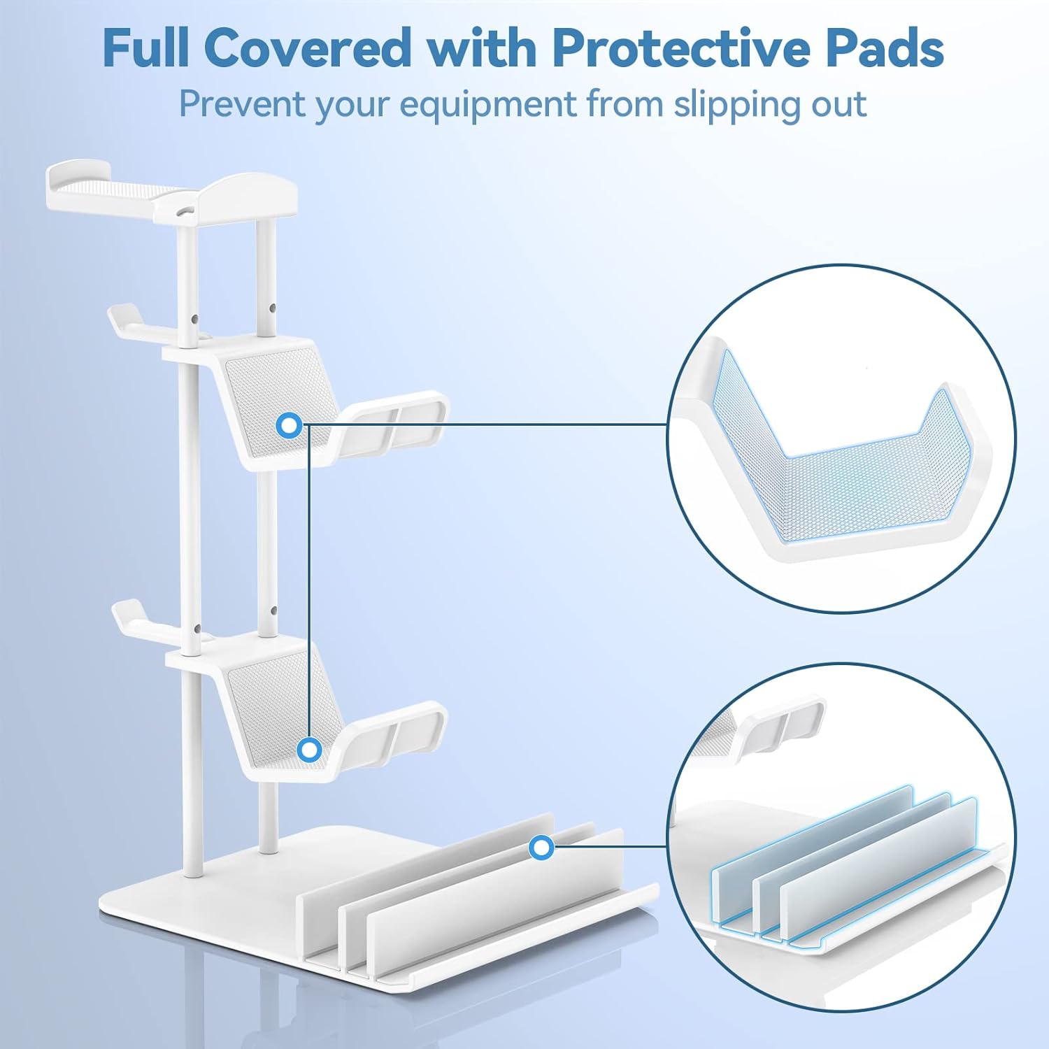 KDD Headphone Stand, Controller Holder & Headset Holder for Desk