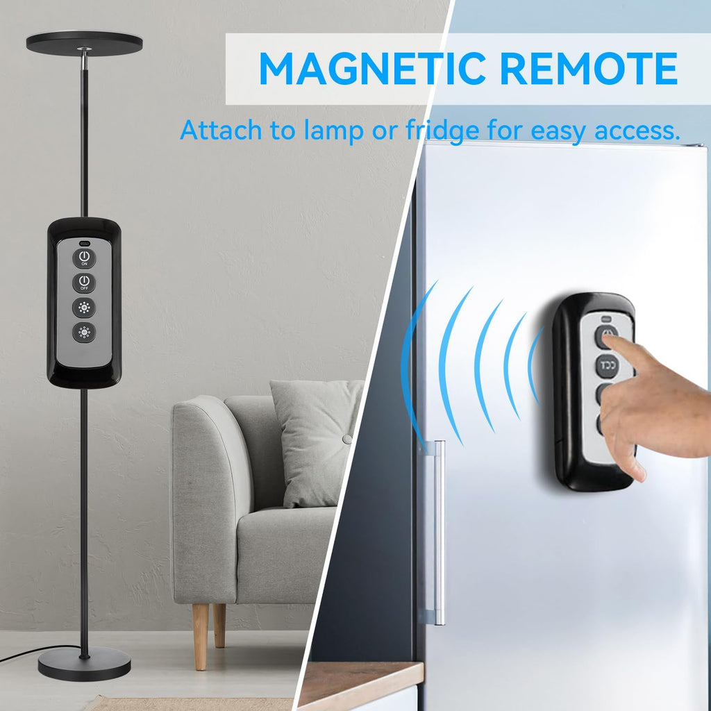 24 New Replace Universal Remote Only for JOOFO Floor Lamp, Replacement Remote Control Only Compatible with JOOFO 30W/2400LM 3 Color Temperatures Floor Lamps