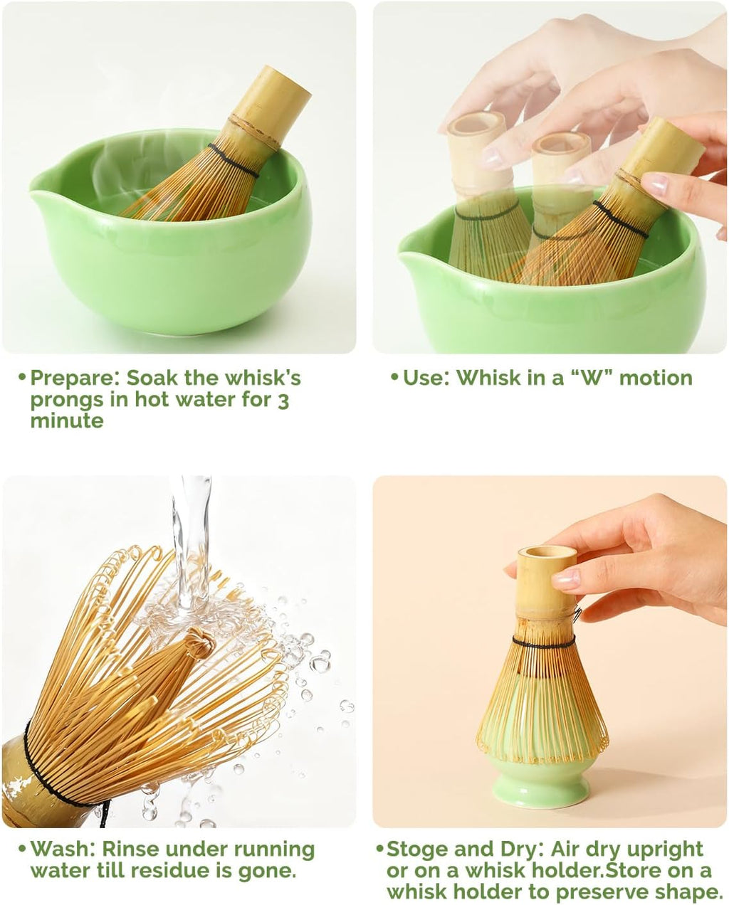 Maestri House Matcha Whisk, Handcrafted Organic Bamboo Chasen with 72-Prong Design for Traditional Japanese Tea Preparation, Authentic Matcha Stirrer for Smooth, Frothy Green Tea