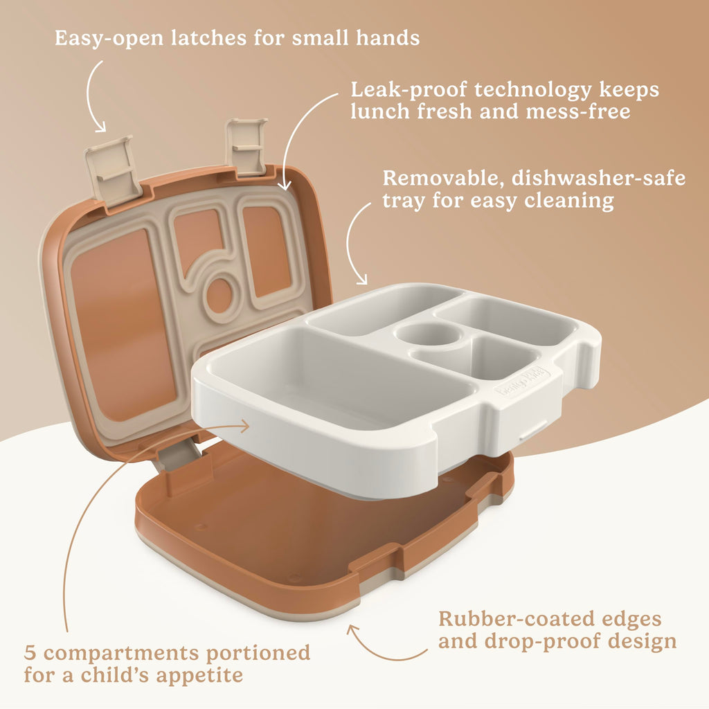 Bentgo Kids Prints Leak-Proof, 5-Compartment Bento-Style Kids Lunch Box - Ideal Portion Sizes for Ages 3-7, Durable, Drop-Proof, Dishwasher Safe, & PFAS & BPA-Free Materials (Unicorn)