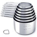 TILUCK Stainless Steel Measuring Cups Set,Kitchen Gadgets for Cooking & Baking,Set of 5