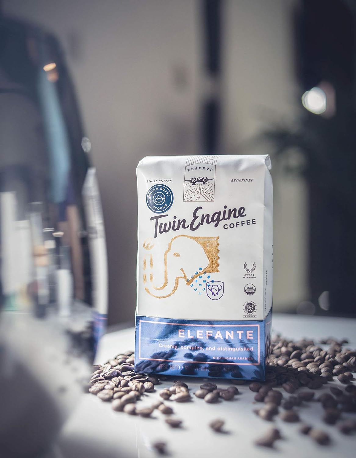 Twin Engine Coffee, ELEFANTE RESERVE Limited Edition, Ground, Nicaragua's Coffee, 300g 10.6o