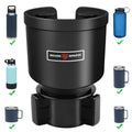 Upgraded Car Cup Holder Expander Adapter with Offset Adjustable Base, Compatible with Yeti 14/24/36/46oz Ramblers, Hydro Flasks 32/40oz, Other Large Bottles Mugs in 3.5"-4.0", 1 Pack