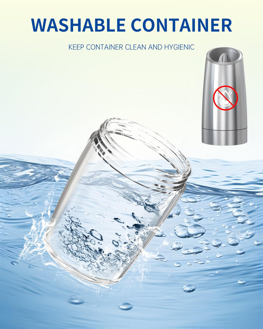 CIRCLE JOY Rechargeable Salt and Pepper Grinder Set Gravity Electric Salt and Pepper Grinder Set, LED Light, Adjustable Coarseness, for Home Kitchen BBQ, Black & White