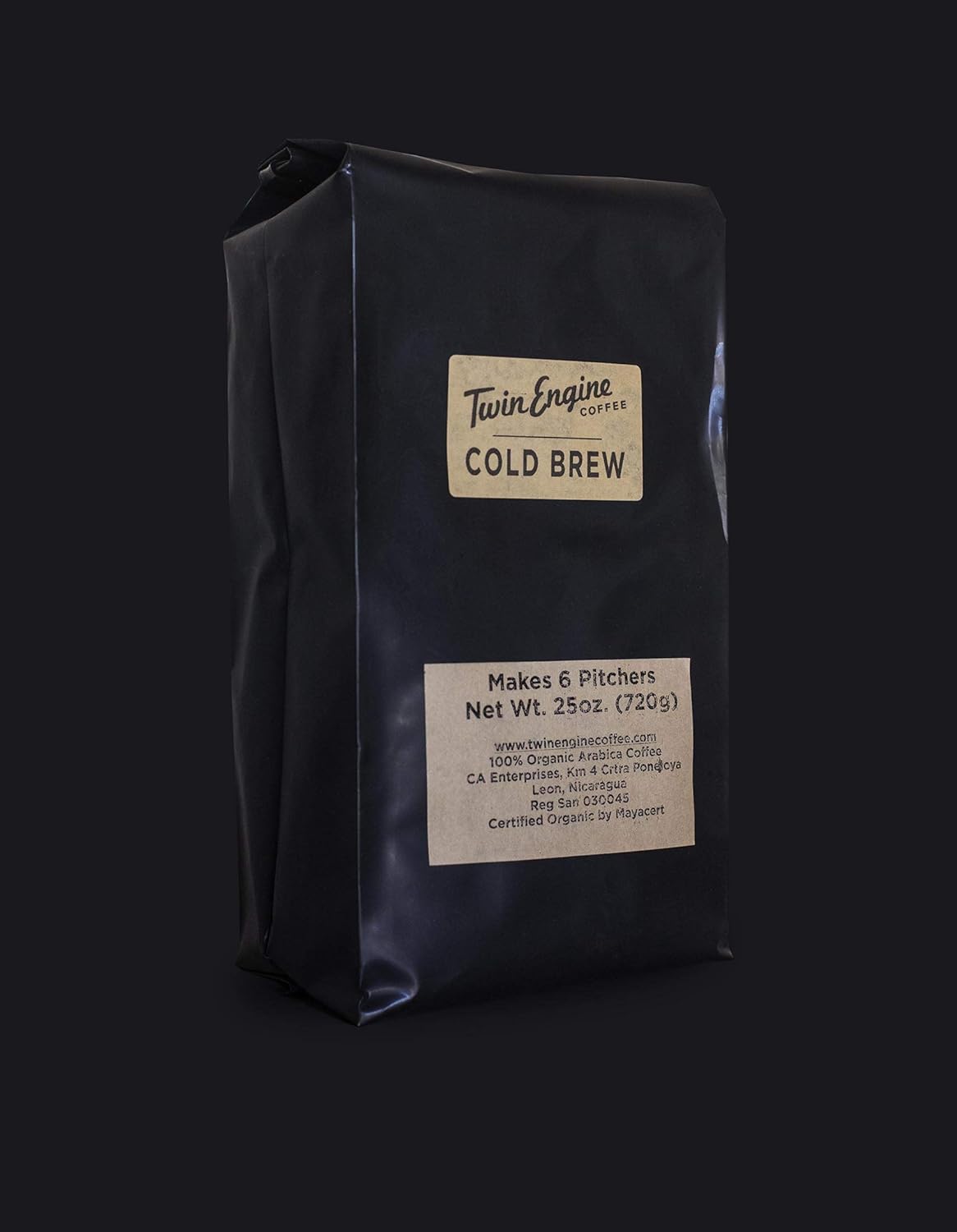 Cold Brew Coffee, Dark Roast by Twin Engine Coffee