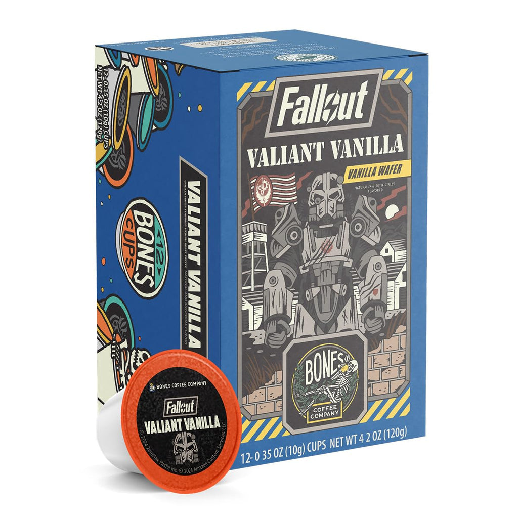 Bones Coffee Company Flavored Coffee Bones Cups Highland Grog Butterscotch Caramel | 12ct Single-Serve Coffee Pods Compatible with Keurig 1.0 & 2.0 Keurig Coffee Maker