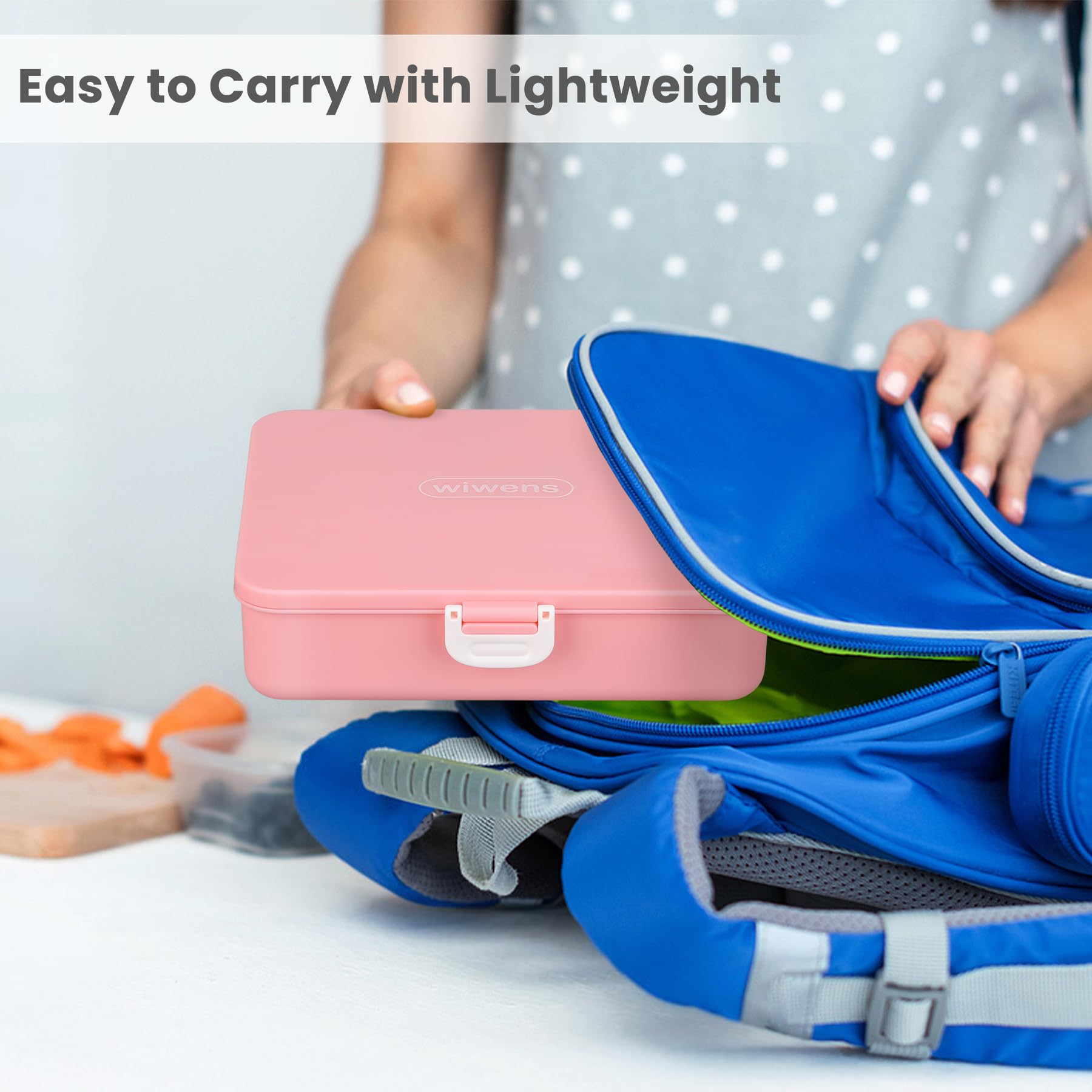 Snack Box Container for Kids Adults Reusable Snackle Box with Adjustable Dividers Airtight Snack Organizer with Compartents Toddler Bento Lunch Box Leak Proof for Office,School,Travel,Outdoor