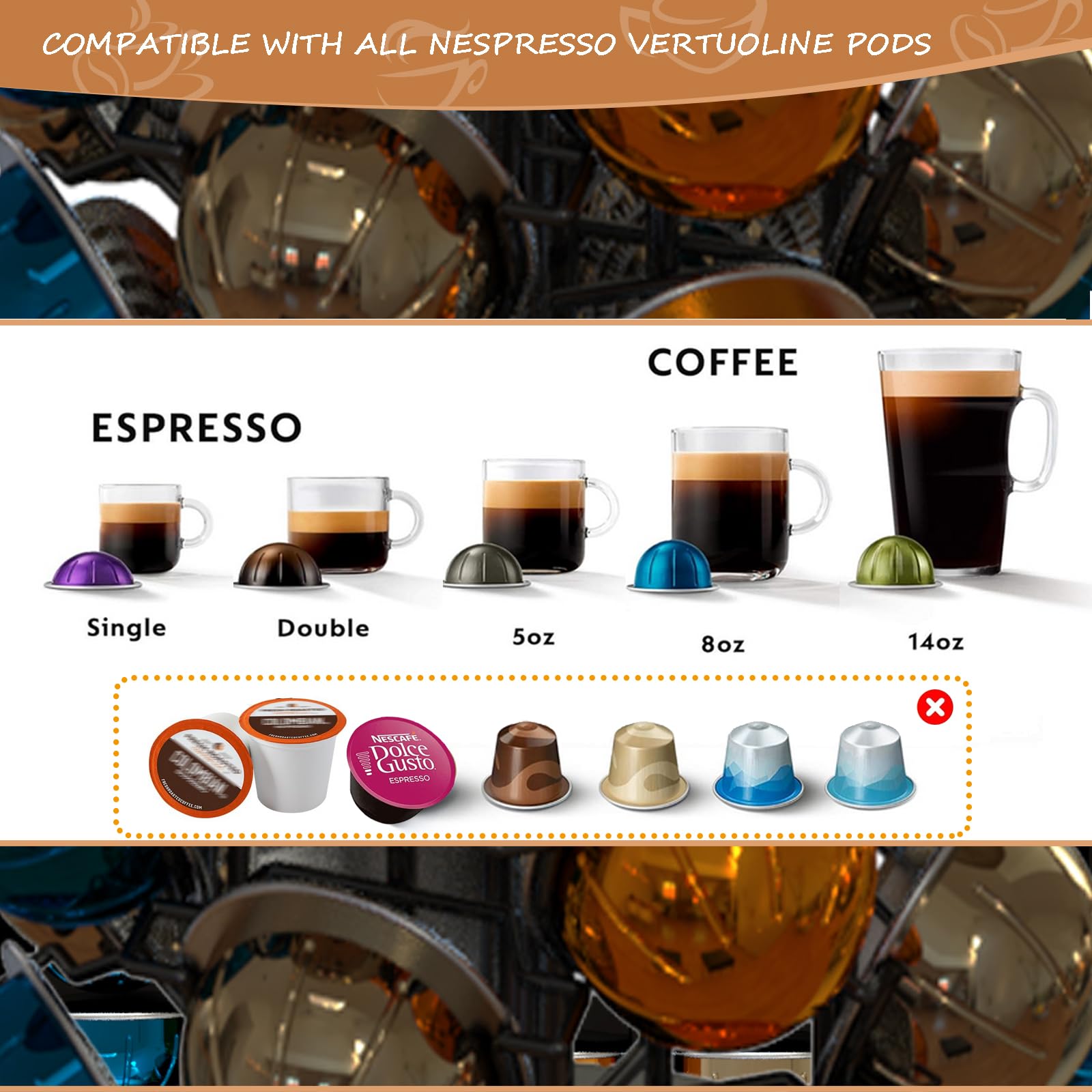 K Cup Holders,K Cup Holder, K Cups Holder,K Cup Carousel, Coffee Pods Holder Storage Organizer Stand,No Assembly Required,Black (Capacity of 40 Pods, Black)