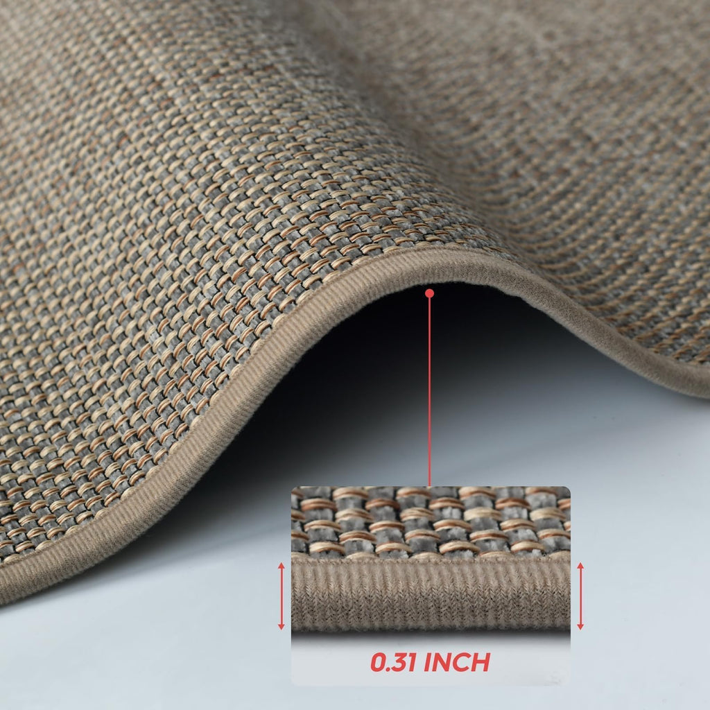 Artoid Mode Washable Non Slip Kitchen Rugs and Mats Set of 2, Rubber Backing Absorbent Kitchen Mats for Floor Front of Sink - 17x29 and 17x47 Inch