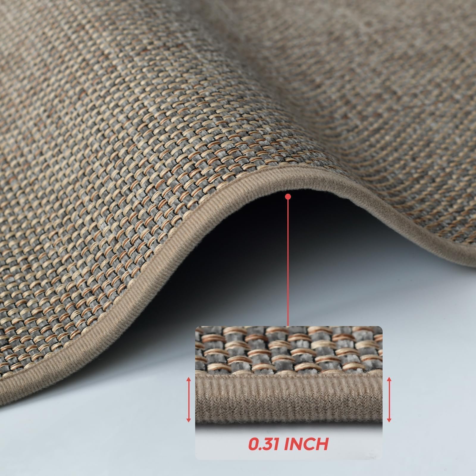 Artoid Mode Washable Non Slip Kitchen Rugs and Mats Set of 2, Rubber Backing Absorbent Kitchen Mats for Floor Front of Sink - 17x29 and 17x47 Inch