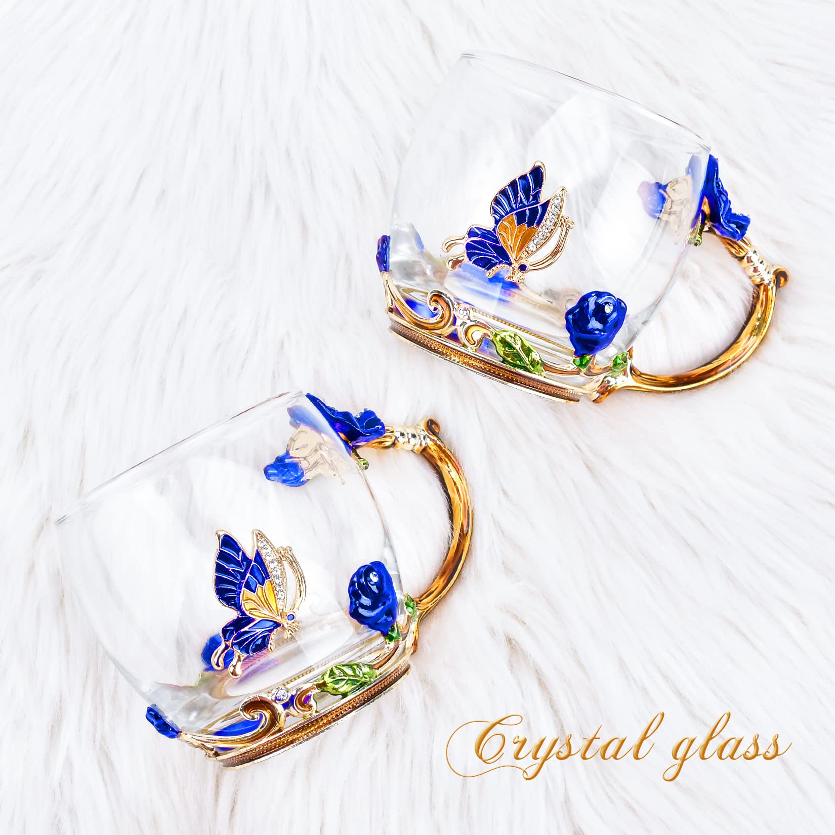 OEAGO Gifts for Mom Women Mothers Day Valentines Day Gifts Glass Coffee Enamels Mug Best Birthday Valentine's for Her Girlfriend Wife from Daughter Son Tea Cup Christmas Stocking Stuffers