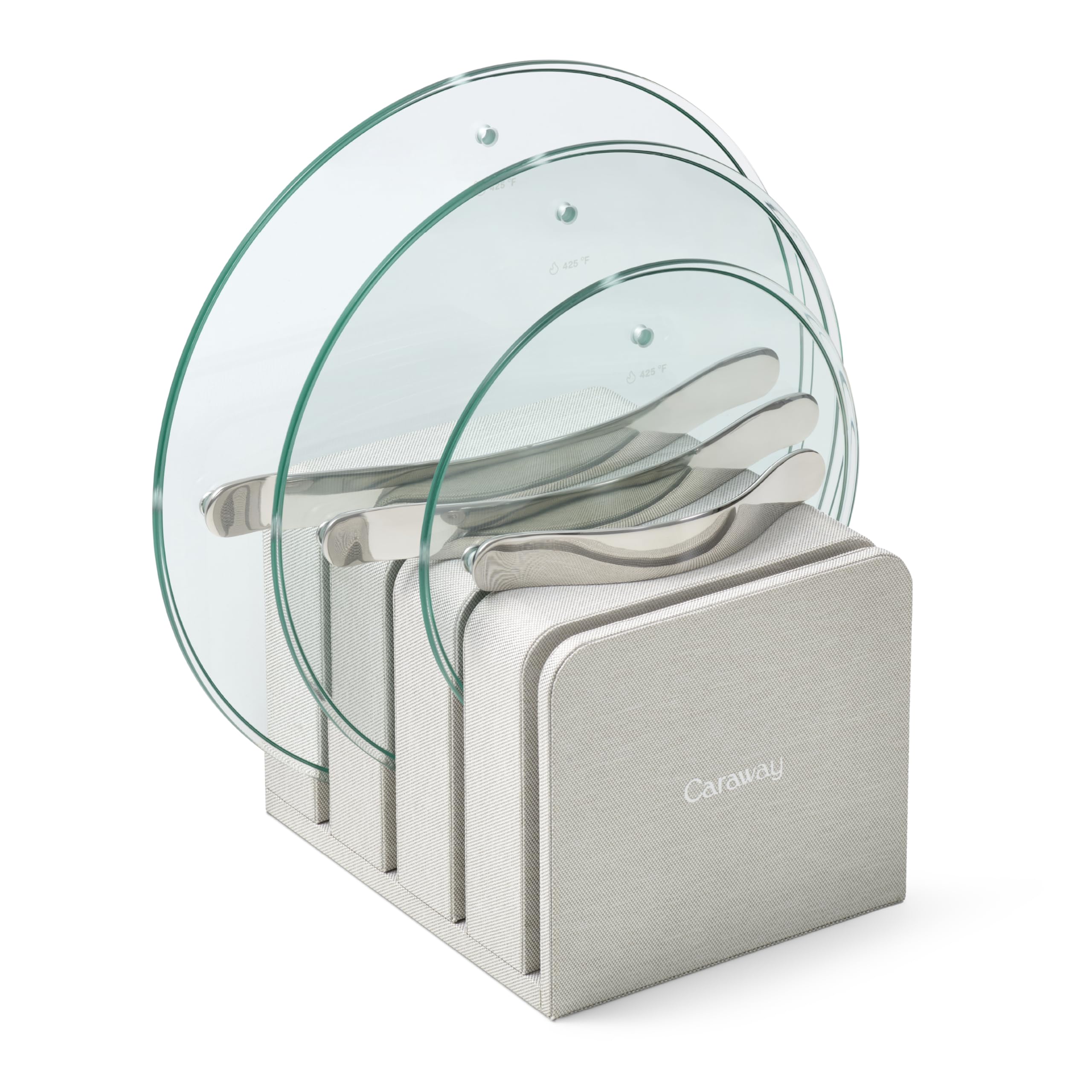 Caraway 10.5" Glass Lid for Pots and Pans - Made With Tempered Glass - Sized to Fit Caraway Ceramic-Coated & Stainless Steel Cookware