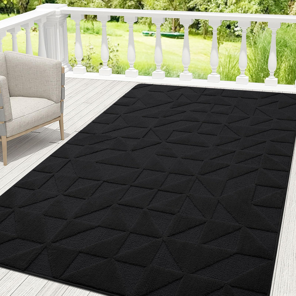 OLANLY Door Mats Indoor, Non-Slip, Absorbent, Dirt Resist, Entrance Washable Mat, Low-Profile Inside Entry Doormat for Entryway (32x20 inches, Grey)