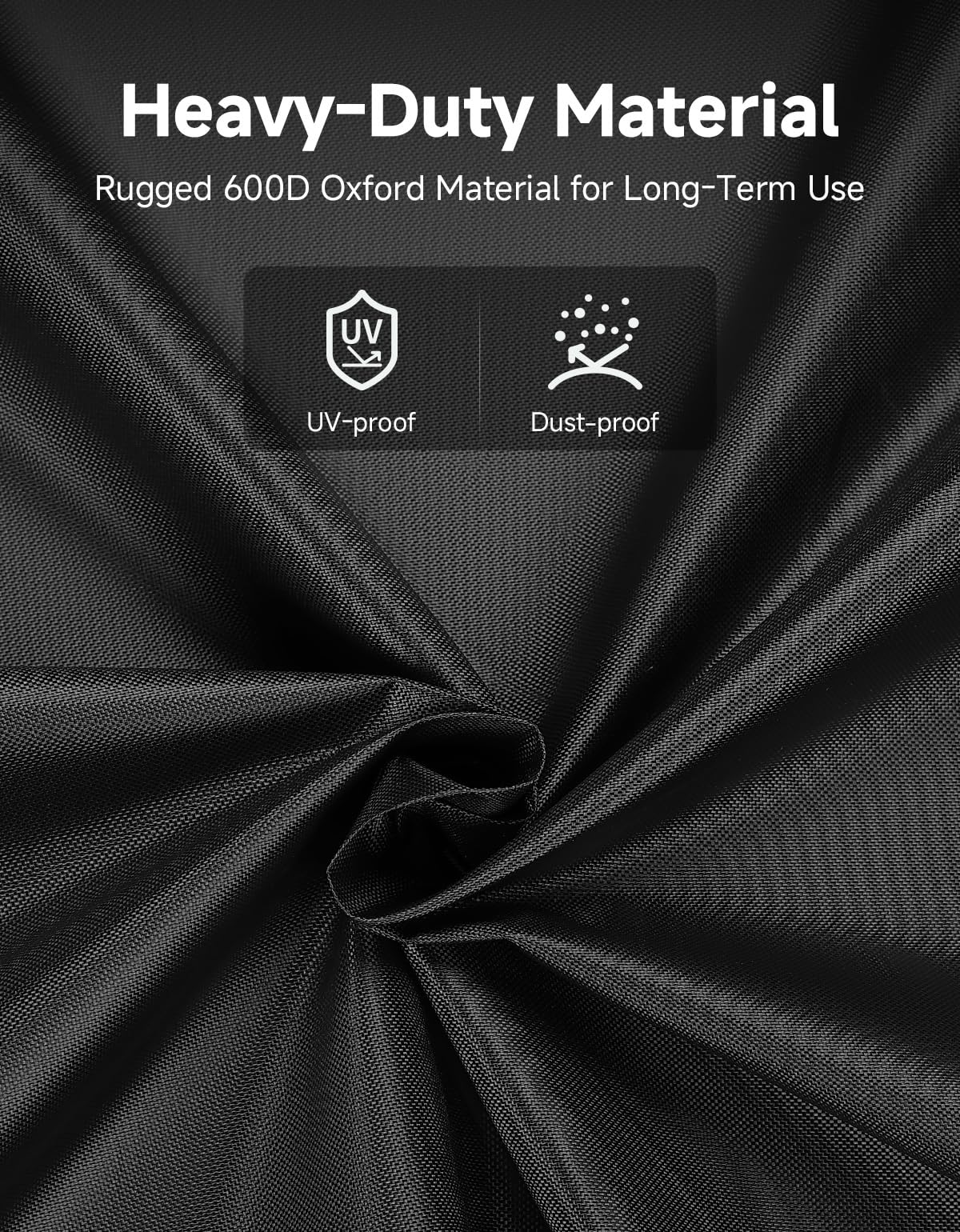 KEMIMOTO Riding Lawn Mower Cover with Windproof Buckle, Universal Fit for Riding Lawnmowers with decks up to 54'', Compatible with John Deere, Husqvarna, Cub Cadet, Toro, Ryobi, 420D Oxford