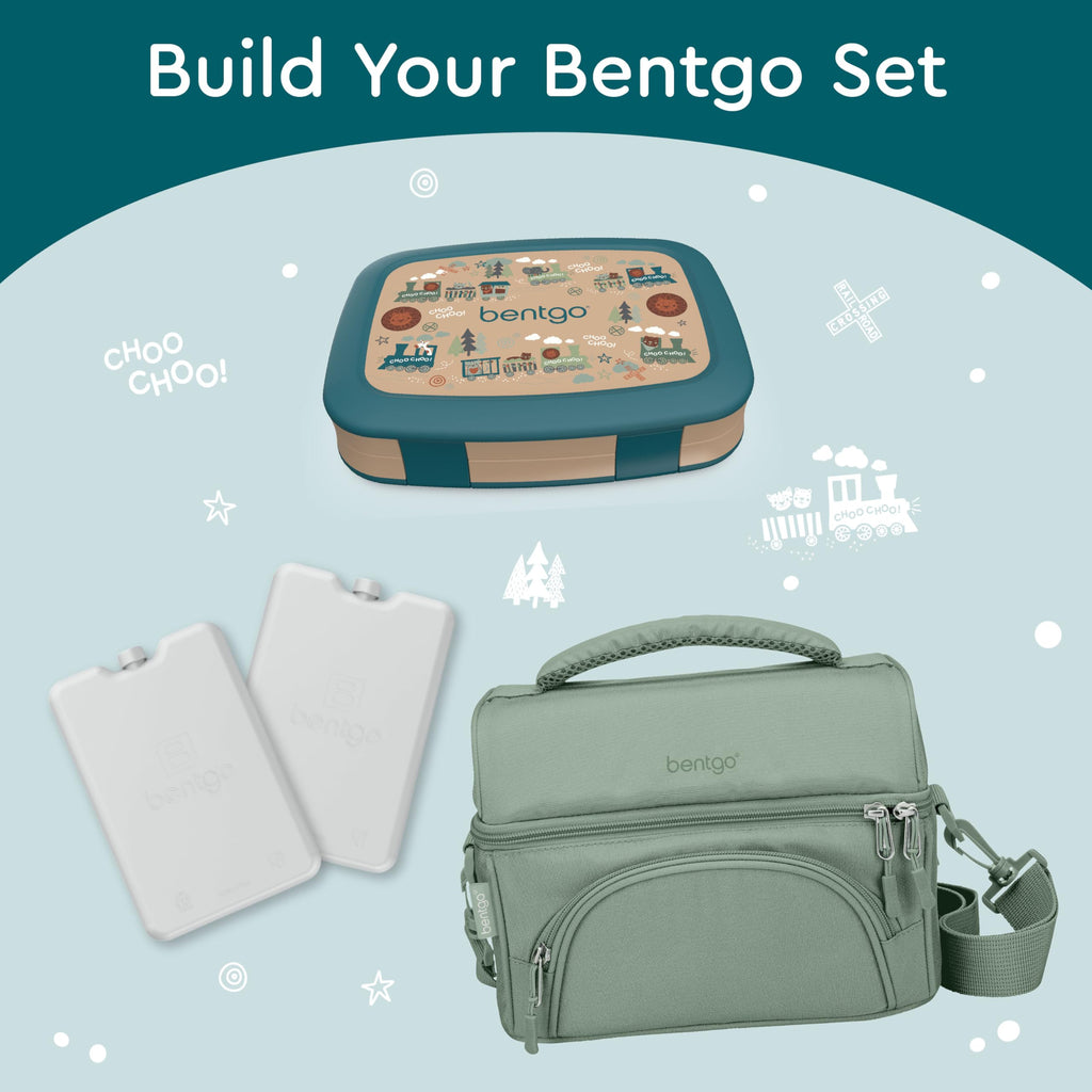 Bentgo Kids Prints Leak-Proof, 5-Compartment Bento-Style Kids Lunch Box - Ideal Portion Sizes for Ages 3-7, Durable, Drop-Proof, Dishwasher Safe, & PFAS & BPA-Free Materials (Unicorn)