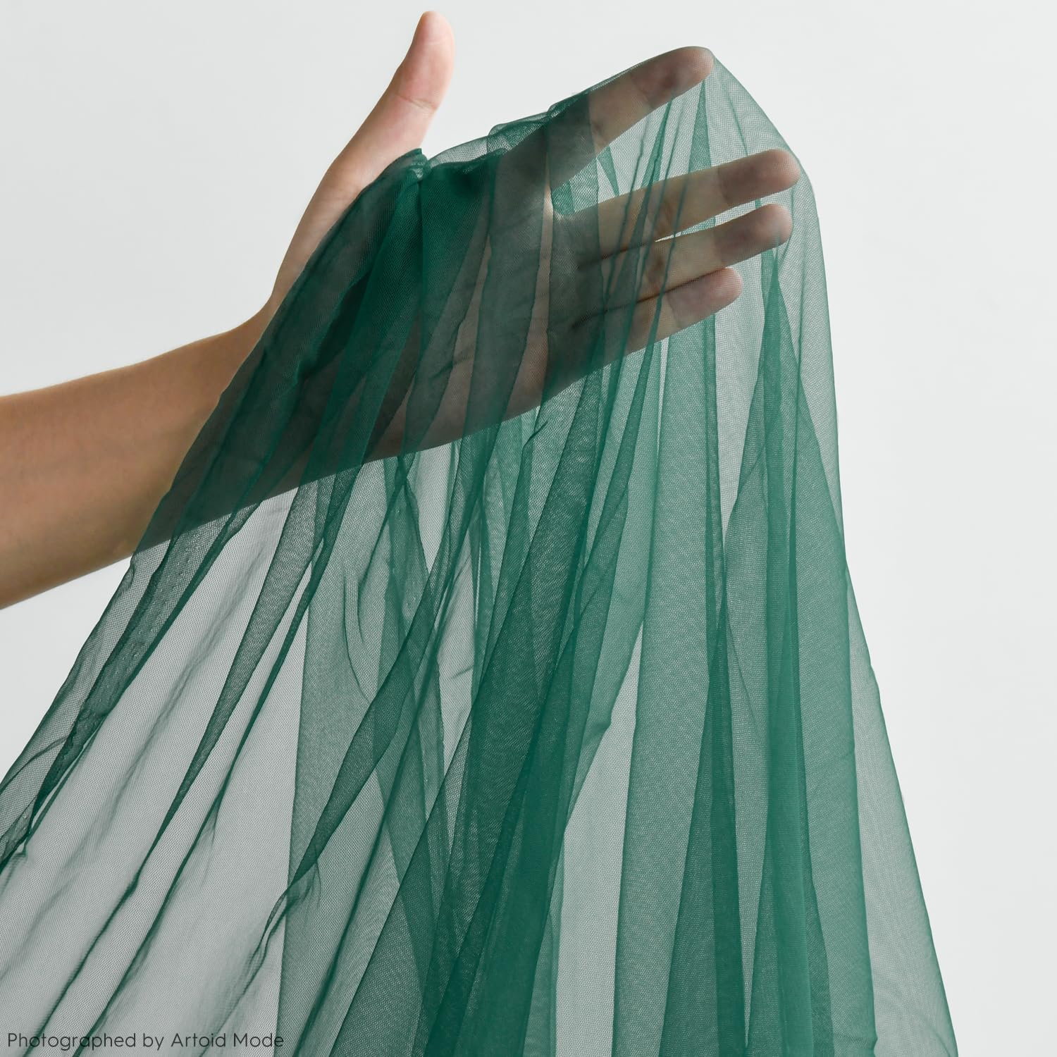 Artoid Mode Red Gauze Table Runner 120 Inch 10FT, Seasonal Sheer Kitchen Dining Holiday Wedding Birthday Baby Shower Table Decor for Home Party