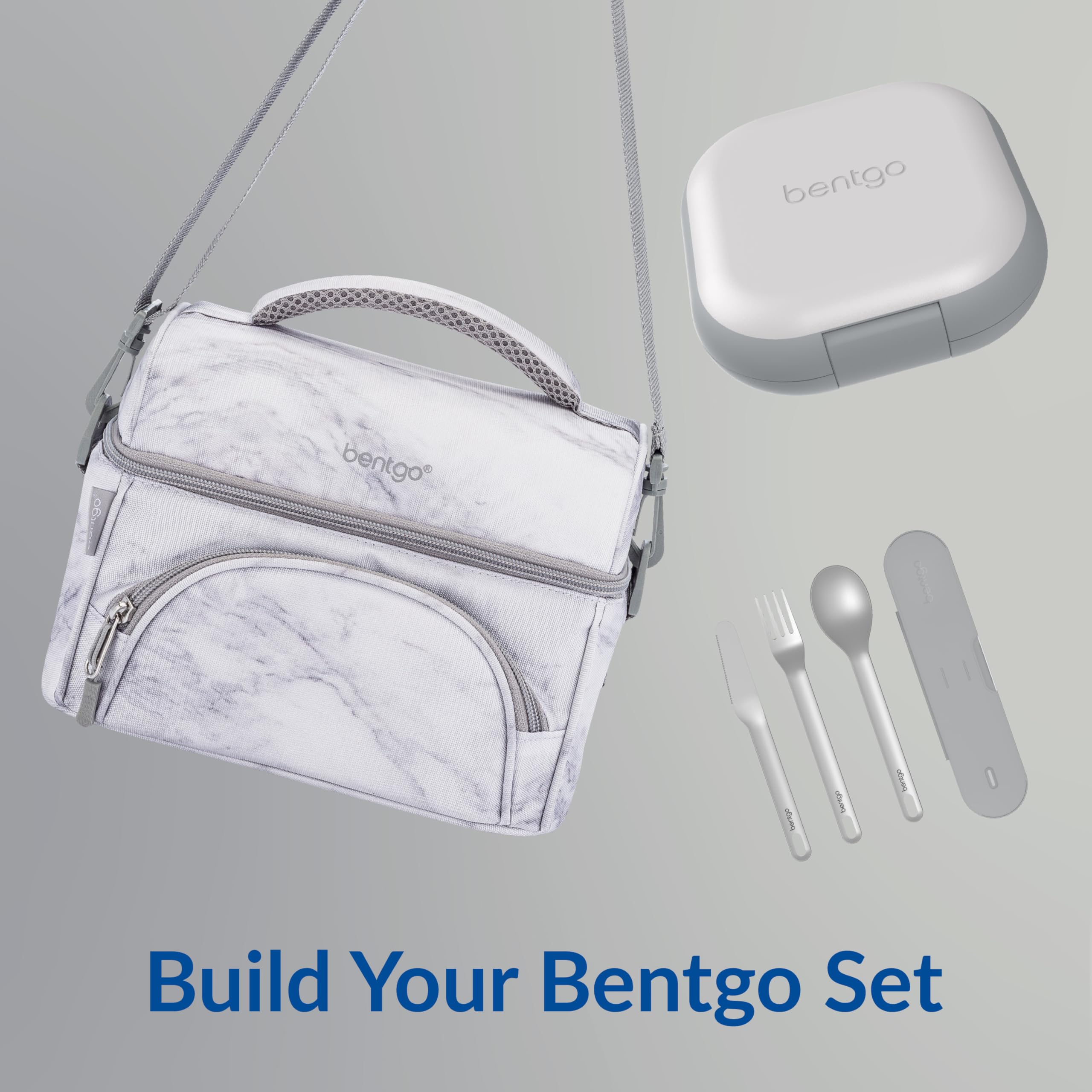 Bentgo Chill Mini Leak-Proof Lunch Box – Built-In Ice Pack Keeps Food Cold, 2.7-Cup Capacity for Snacks or a Sandwich, 3 or 4 Compartments, PFAS & BPA-Free, Ideal for Adults & Kids 3+ (Lilac Mist)