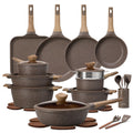CAROTE 26PCS Pots and Pans Set Non Stick, Cookware Set Pots and Pans Induction Cook Ware, Nonstick Kitchen Cooking, PFOA Free