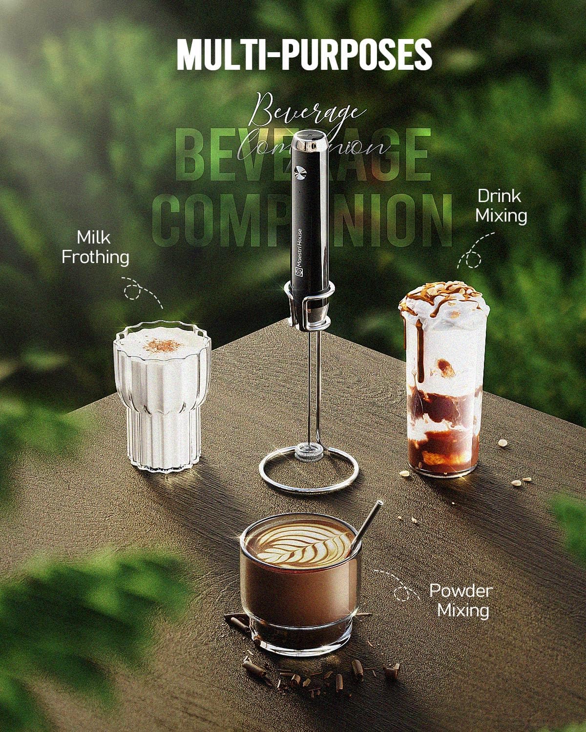 41OZ Cold Brew Coffee Maker & LunaFro Handheld Milk Frother