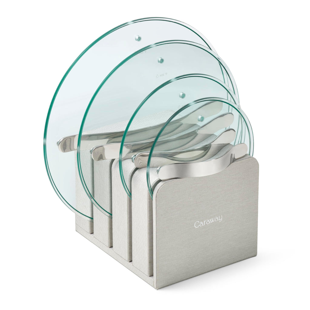 Caraway 10.5" Glass Lid for Pots and Pans - Made With Tempered Glass - Sized to Fit Caraway Ceramic-Coated & Stainless Steel Cookware
