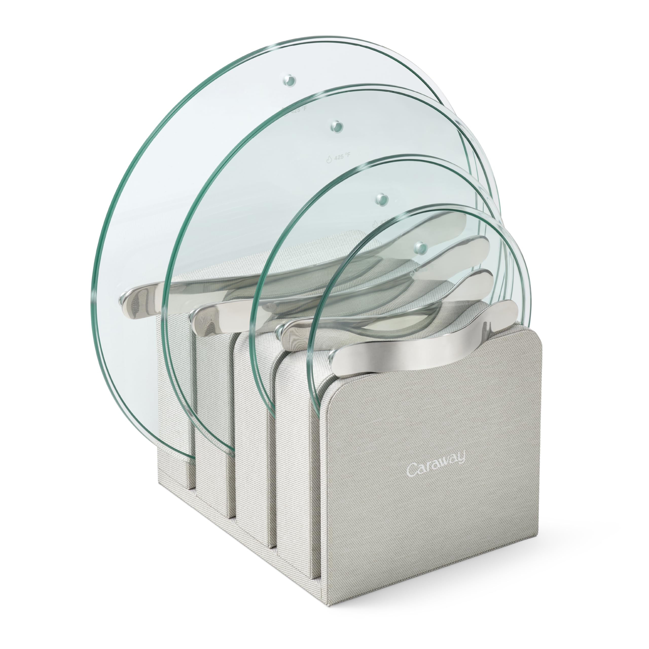 Caraway 10.5" Glass Lid for Pots and Pans - Made With Tempered Glass - Sized to Fit Caraway Ceramic-Coated & Stainless Steel Cookware