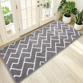 OLANLY Front Door Mat, Non-Slip Rubber Backing, Dirt Resistant and Absorbent, Washable, Easy to Clean Low-Profile Indoor Doormat for Back Door, Entryway, Inside Entrance, 32x20, Grey