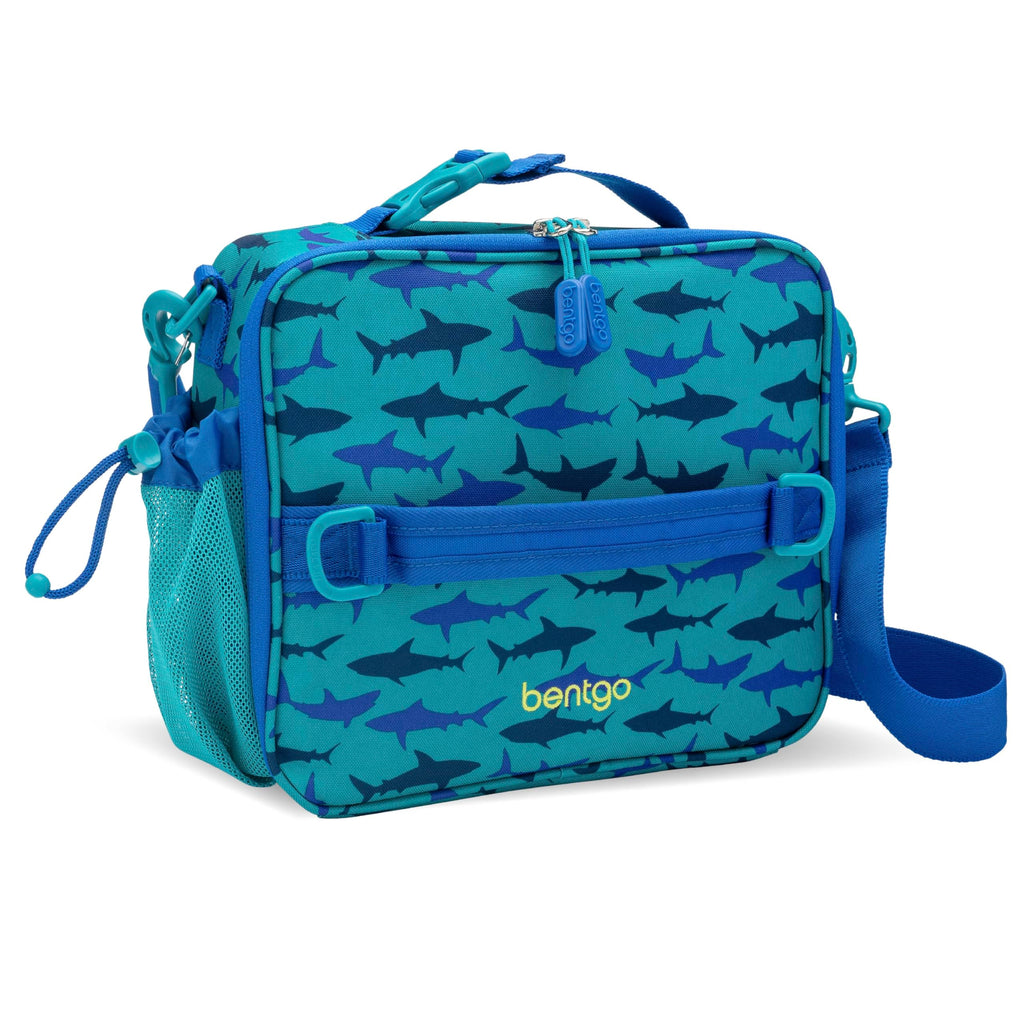 Bentgo Kids Lunch Bag - Durable, Double-Insulated Lunch Bag for Kids 3+; Holds Lunch Box, Water Bottle, & Snacks; Easy-Clean Water-Resistant Fabric & Multiple Zippered Pockets (Mermaid)