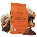 Lifeboost Cognition Adaptogenic Mushroom Coffee - Great Tasting Organic Lions Mane & Chaga Medium Roast Nootropic Coffee - Increase Energy, Boost Focus & Immune Support - 12 oz Bag - Ground