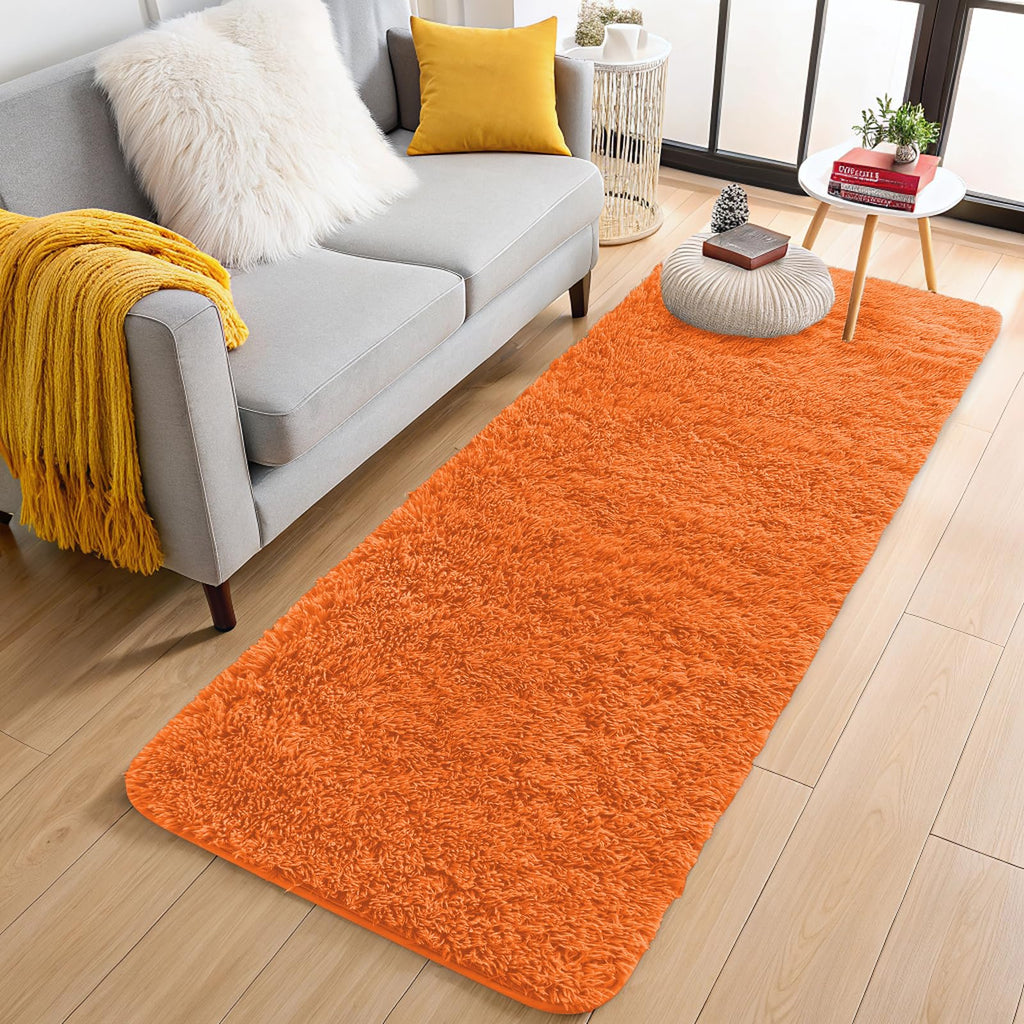 OLANLY Area Rugs for Living Room Bedroom, Machine Washable 4x5.9 ft Soft Fluffy Shaggy Bedside Rug, Indoor Floor Carpet for Kids Girls and Boys, Dorms, Nursery Rooms, Home Decor Aesthetic, Grey