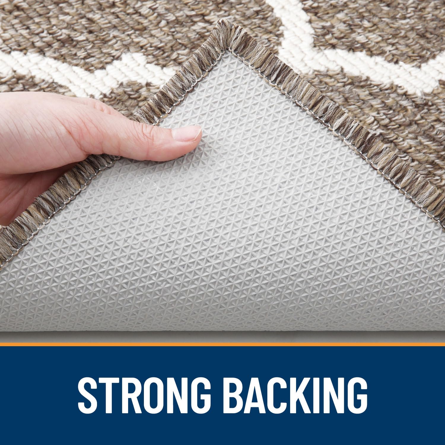 OLANLY Indoor Door Mat, 32x20, Non-Slip Absorbent Resist Dirt Entrance Mat, Washable Low-Profile Inside Floor Doormats for Entryway, Grey