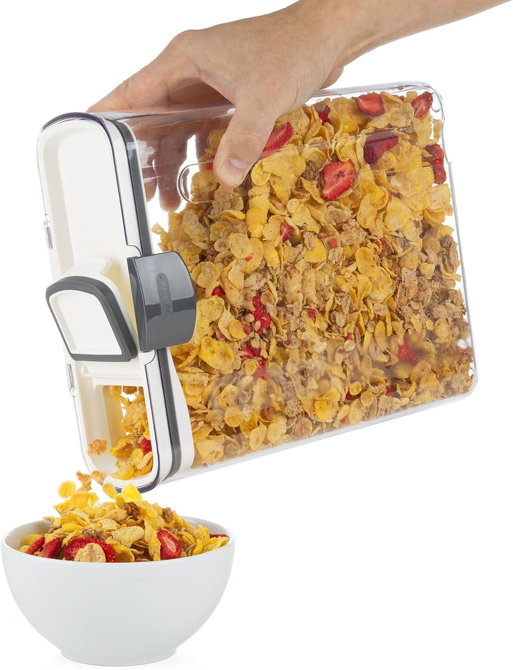 ProKeeper Cereal Keeper, 3-Quart, Airtight Seal, BPA-Free Plastic Storage Container