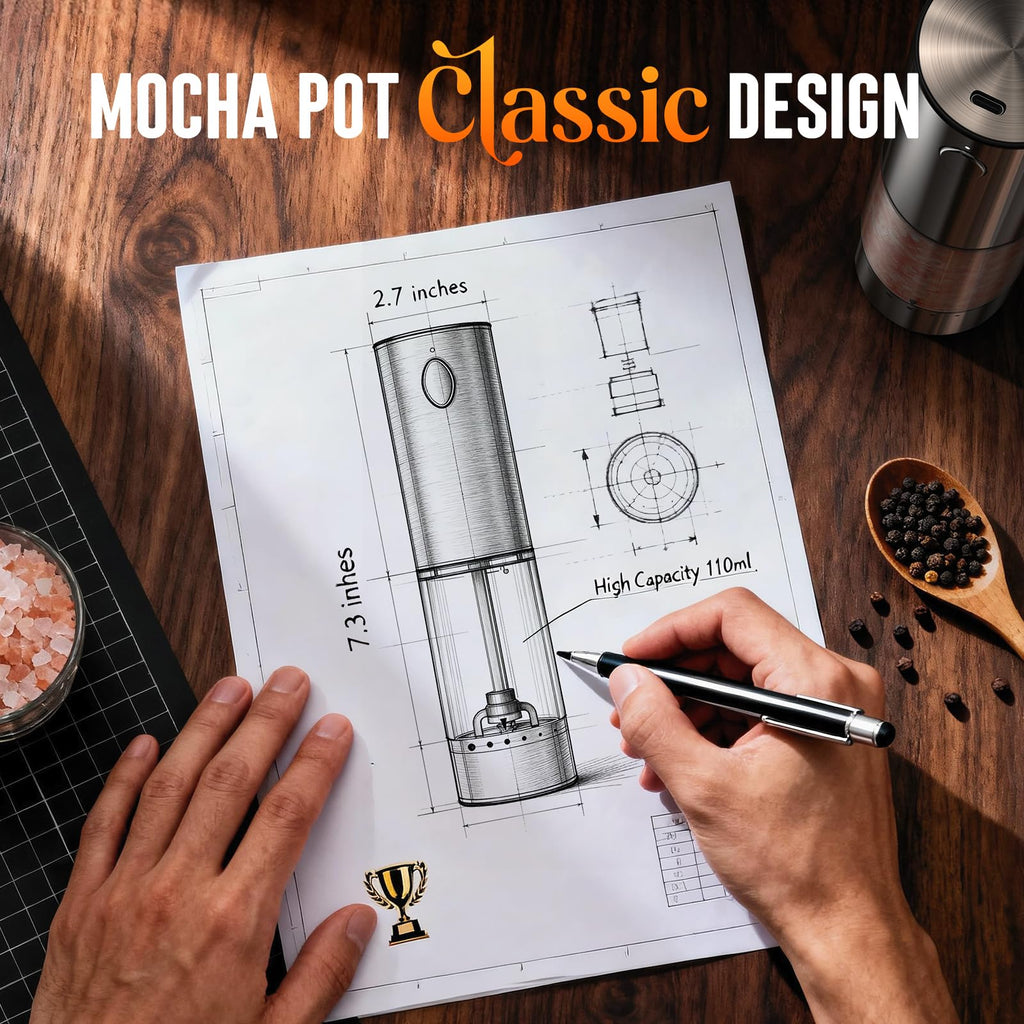 Electric Salt and Pepper Grinder Set Automatic Battery Pepper Mill Shakers Adjustable Coarseness Upgraded Larger Capacity with Led Home and Kitchen Appliances Birthday Gifts for Women Mom