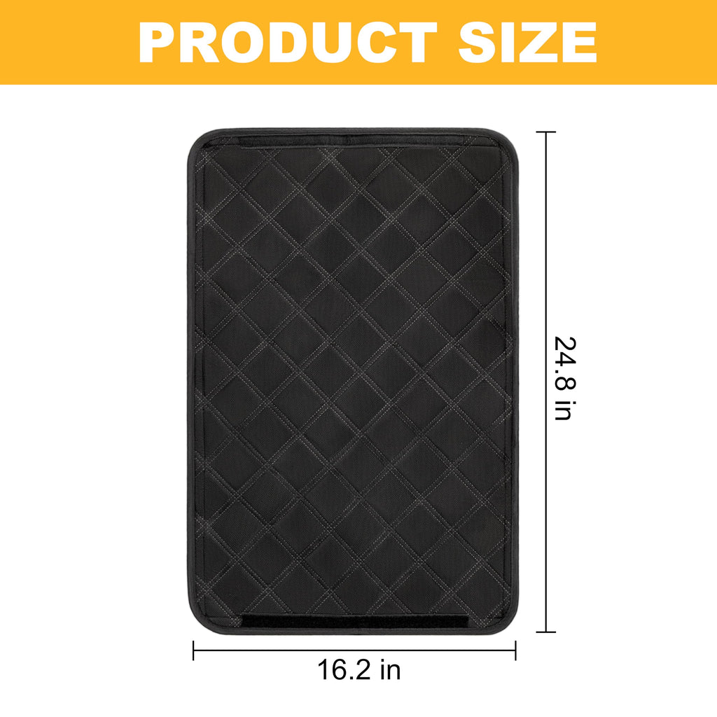RedCall Rv Skylight Cover Insulator,Rv Vent Covers for Roof,Black Sun Blackout Fabric (16 x 16 inch),Camper Accessories for Inside