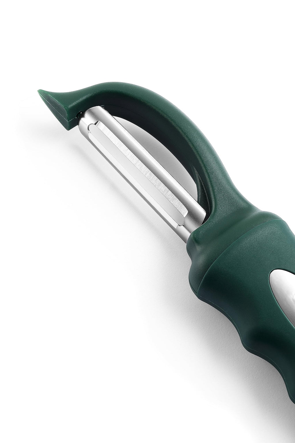 Spring Chef Premium Swivel Vegetable Peeler, Soft Grip Handle and Ultra Sharp Stainless Steel Blades - Perfect Kitchen Peeler For Veggie, Fruit, Potato, Carrot, Apple - Black