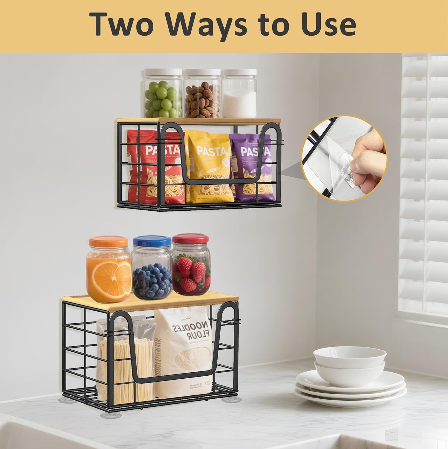Homecor Silverware Drawer Organizer+ Extra Large Stackable Storage