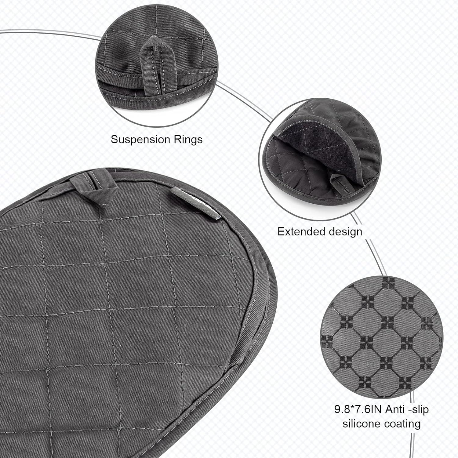 Oven Mitts and Pot Holders with Kitchen Dish Towels