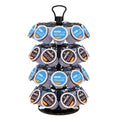 K Cup Holders,K Cup Holder, K Cups Holder,K Cup Carousel, Coffee Pods Holder Storage Organizer Stand,No Assembly Required,Black (Capacity of 40 Pods, Black)