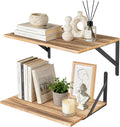 RedCall Floating Shelves,16W x 12D Wood Wall Shelves for Living Room,Bedroom,Kitchen, Office Storage