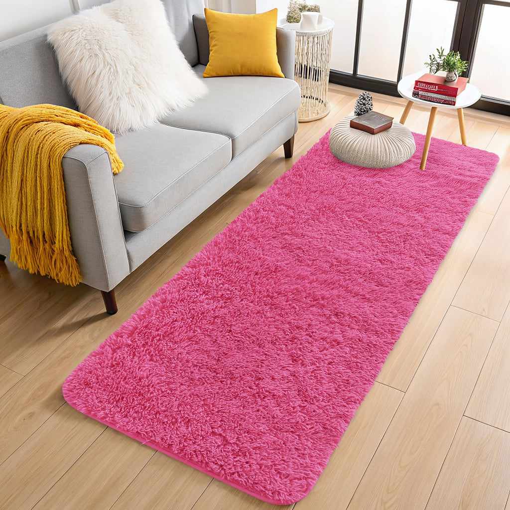 OLANLY Area Rugs for Living Room Bedroom, Machine Washable 4x5.9 ft Soft Fluffy Shaggy Bedside Rug, Indoor Floor Carpet for Kids Girls and Boys, Dorms, Nursery Rooms, Home Decor Aesthetic, Grey