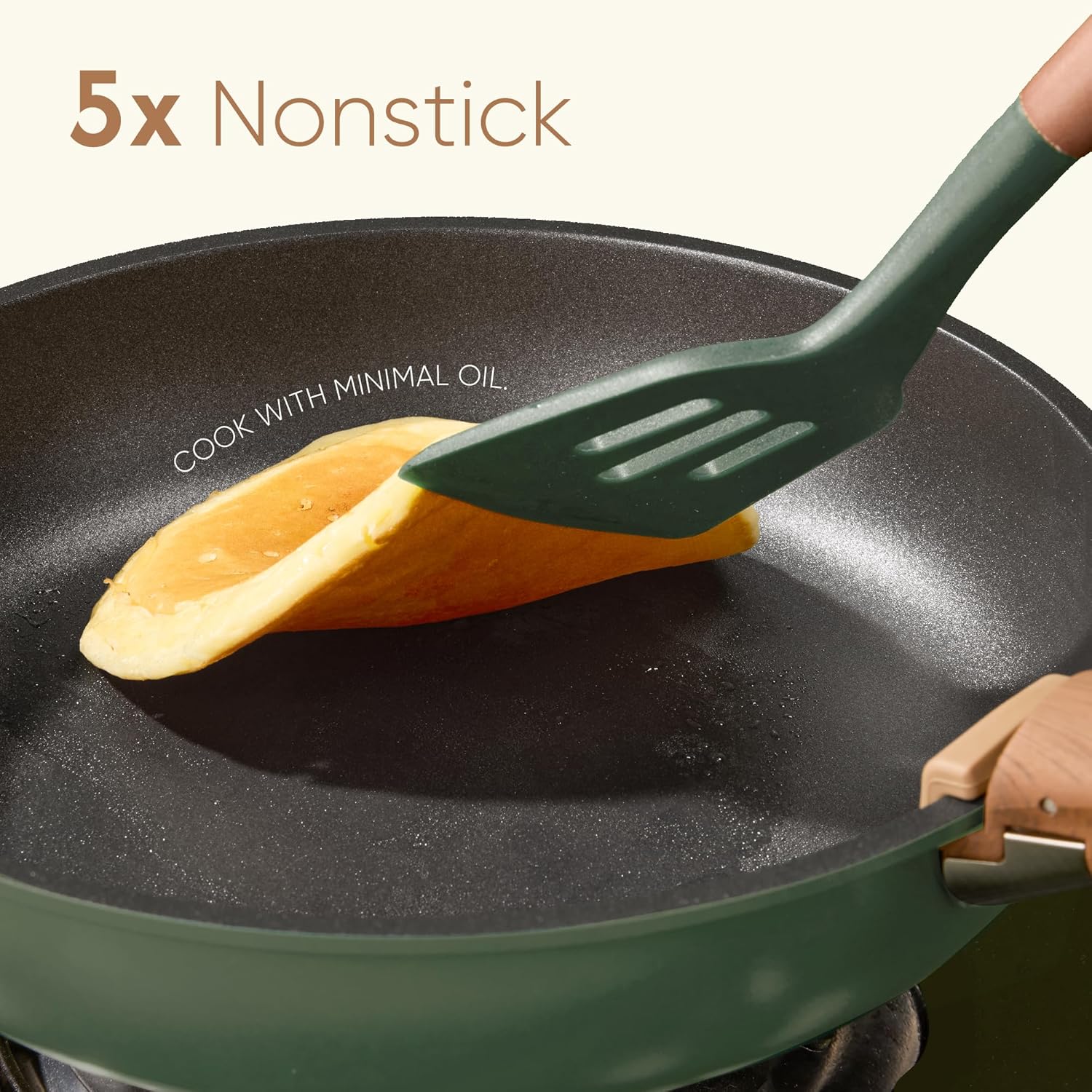 CAROTE 15pcs Pots and Pans Set, Nonstick Cookware Set Detachable Handle, Induction Kitchen Cookware Sets Non Stick with Removable Handle, RV Cookware Set, Oven Safe