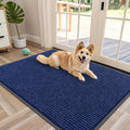 OLANLY Front Door Mat Indoor Outdoor Entrance, Waterproof Heavy Duty Doormat, Fade Resistant, Low Profile, Easy Clean Patio Porch Welcome Floor Mats for Entry, 29.5x17, Grey