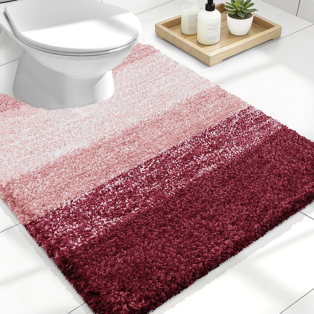 OLANLY Bathroom Rugs Mat 30x20, Extra Soft Absorbent Microfiber Bath Rugs, Rubber Backing, Quick Dry, Machine Washable Bath Mats for Bathroom Floor, Tub and Shower, Home Decor Accessories, Grey