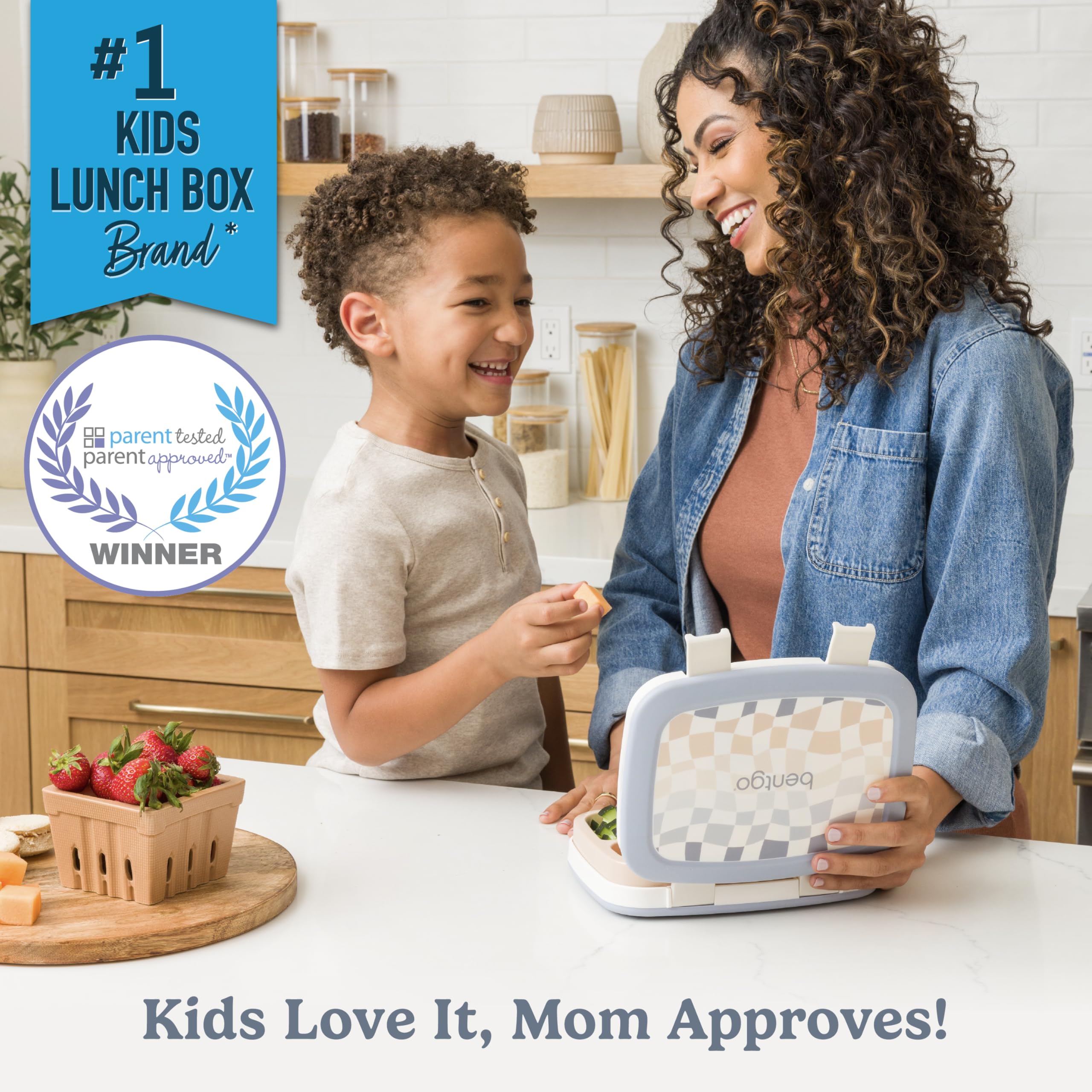 Bentgo Kids Prints Leak-Proof, 5-Compartment Bento-Style Kids Lunch Box - Ideal Portion Sizes for Ages 3-7, Durable, Drop-Proof, Dishwasher Safe, & PFAS & BPA-Free Materials (Unicorn)